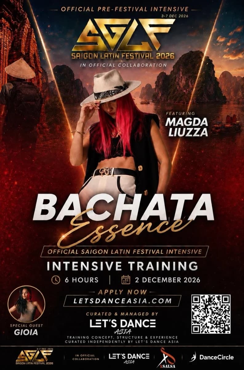 Bachata Essence - Saigon Ho Chi Minh City | Saigon Latin Festival 2026 (SLF) – Bachata Intensive (2 Dez 2026)